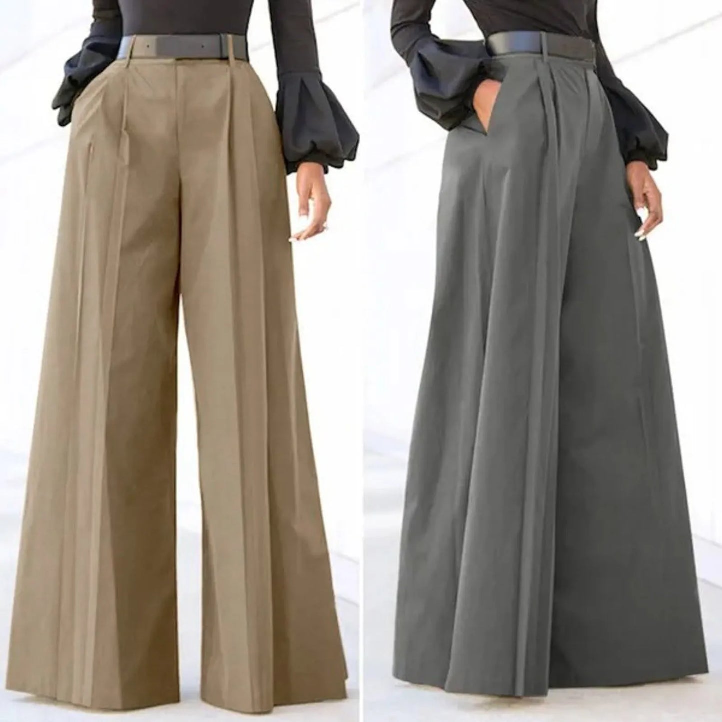 Wide Leg Pants For Women Pants For Women Palazzo Pants Summer Printed Cropped Linen Comfy Baggy Trousers With VêTements Femme